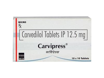 Carvipress 12.5 mg Tablet