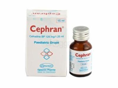 Cephran 125 mg/1.25 ml Pediatric Drop
