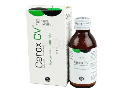 Cerox CV (125 mg+31.25 mg)/5 ml Powder for Suspension