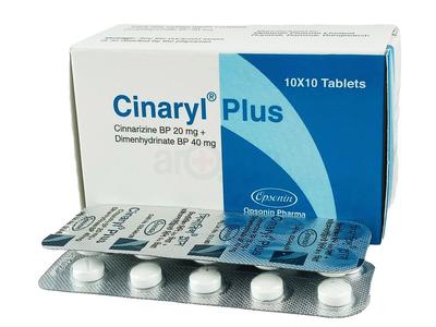 Cinaryl Plus 20 mg+40 mg Tablet