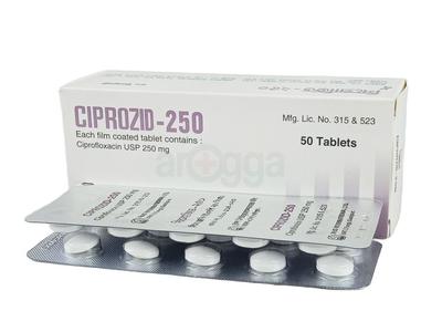 Ciprozid 250 mg Tablet