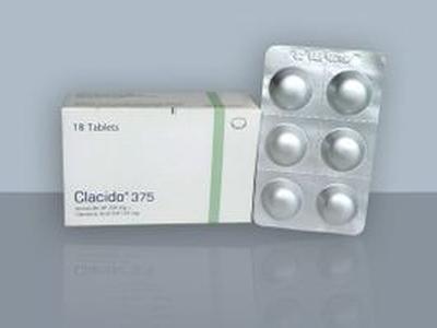 Clacido 375 250mg+125mg Tablet