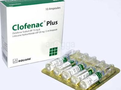 Clofenac Plus (75 mg+20 mg)/2 ml IM Injection