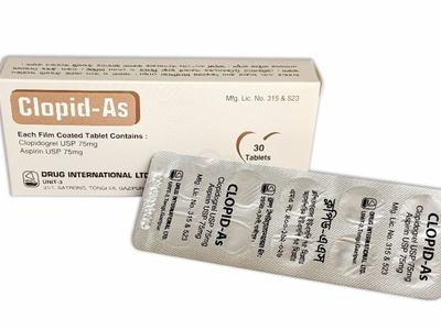 Clopid AS 75 mg + 75 mg Tablet