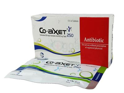 Co-Axet 250 250 mg + 62.5 mg Tablet