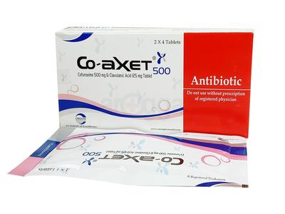 Co-Axet 500 500 mg + 125 mg Tablet