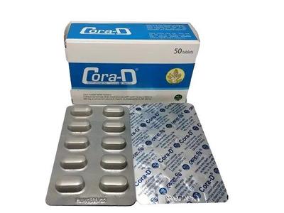 Cora-D 500mg+200IU Tablet