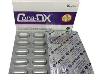 Cora DX 600mg+400IU Tablet