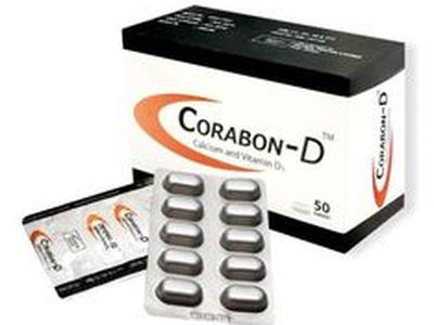 Corabon-D 500mg+200IU Tablet