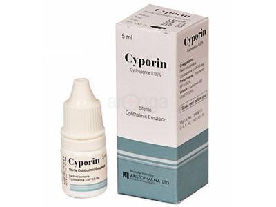 Cyporin 50 mg/100 ml Eye Drop