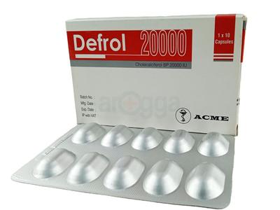 Defrol 20000 20000 IU Capsule