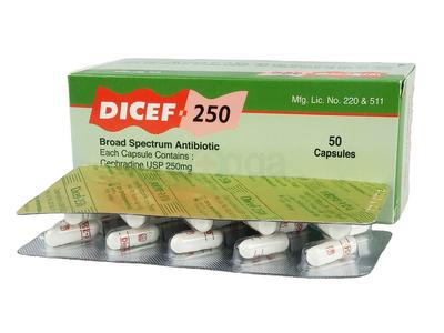 Dicef 250 mg Capsule