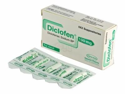 Diclofen 100 mg Suppository