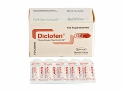 Diclofen 12.5 mg Suppository