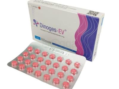 Dinoges-EV 2 mg + 2 mg Tablet