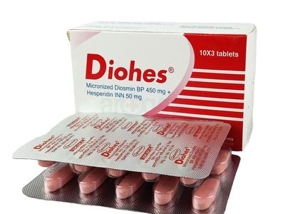 Diohes 450 mg+50 mg Tablet