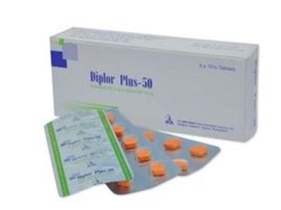 Diplor Plus 50 5mg+50mg Tablet