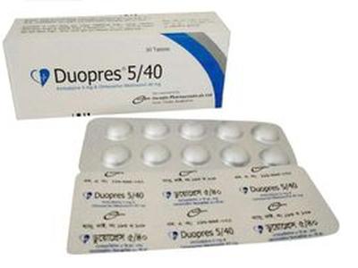 Duopres 5/40 5mg+40mg Tablet