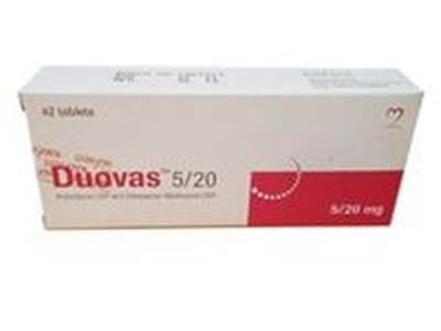 Duovas 5/20 5mg+20mg Tablet