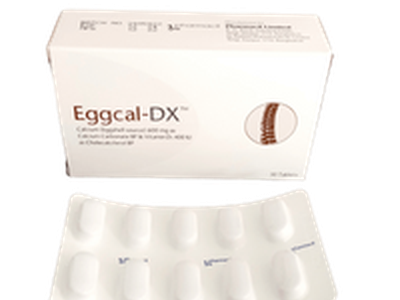 Eggcal-DX 600mg+400IU Tablet