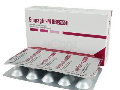 Empaglif-M 12.5/500 12.5 mg + 500 mg Tablet