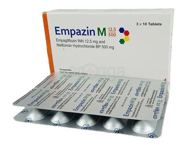 empazin M 12.5/500 12.5 mg + 500 mg Tablet