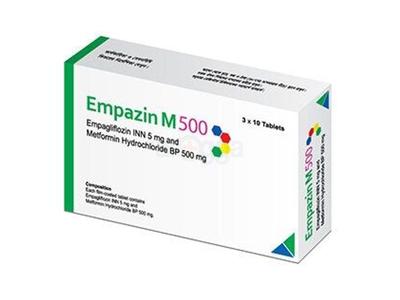 Empazin M 500 5 mg + 500 mg Tablet