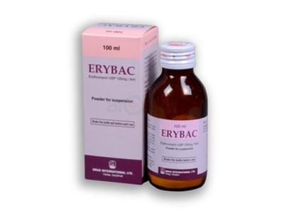 Erybac 125 mg/5 ml Powder for Suspension