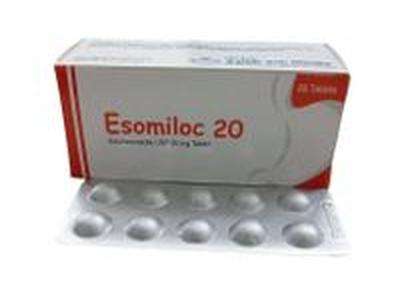 Esomiloc 20mg Tablet