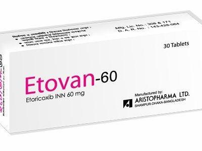 Etovan 60 60 mg Tablet