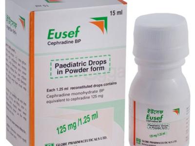 Eusef 125 mg/1.25 ml Pediatric Drop