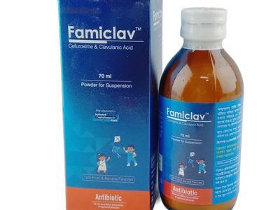 Famiclav 125 mg + 31.25 mg/5 ml Powder for Suspension