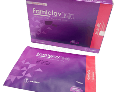 Famiclav 500 500 mg + 125 mg Tablet