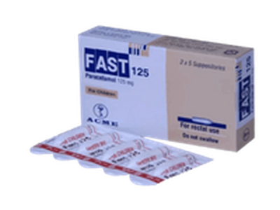 Fast 125 Suppository 125mg Suppository