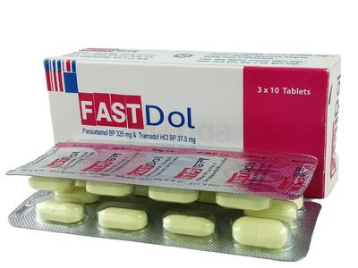 Fastdol 325 mg + 37.5 mg Tablet