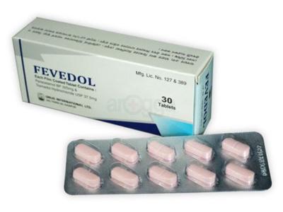 Fevedol 325 mg+37.5 mg Tablet