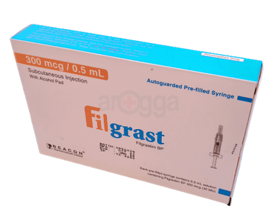 Filgrast 30 MIU/.5 ml Injection
