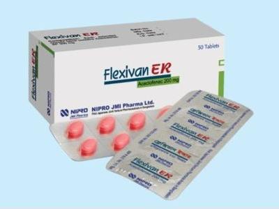 Flexivan ER 200 mg Er Tablet