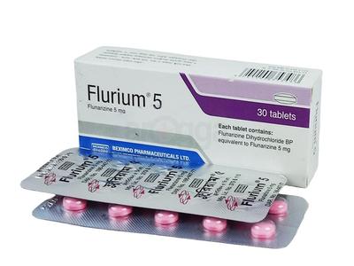 Flurium 5 mg Tablet