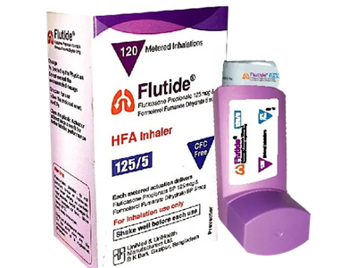 Flutide 125 mcg+5 mcg Inhaler