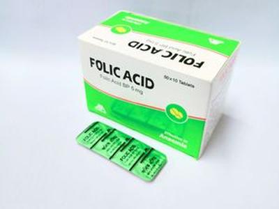 FOLIC ACID 5 mg Tablet