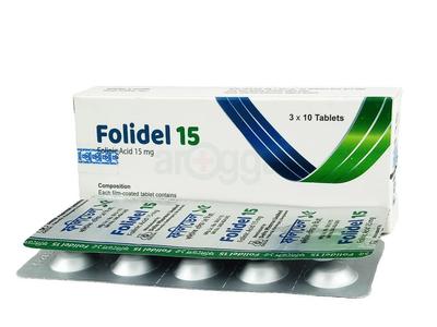 Folidel 15 15 mg Tablet
