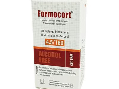 Formocort MDI 4.5/160 160 mcg + 4.5 mcg/Puff Inhalation Aerosol