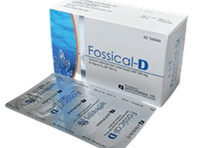Fossical D 500mg+200IU Tablet
