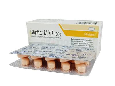 Glipita M XR 1000 1000 mg + 50 mg Er Tablet