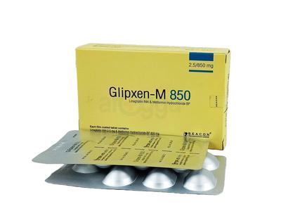Glipxen-M 850 2.5 mg + 850 mg Tablet