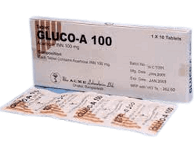 Gluco-A 100 100mg Tablet