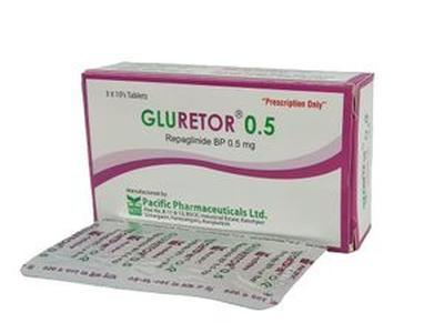 Gluretor 0.5 mg Tablet