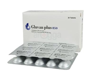 Gluvan Plus 850 850 mg + 50 mg Tablet