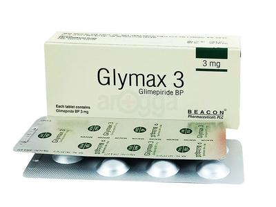 Glymax 3 3 mg Tablet
